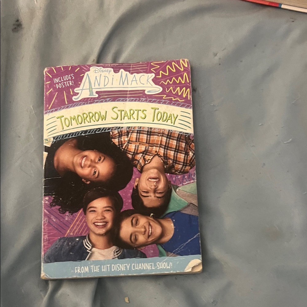 Disney Andi Mack Purple and Blue Book